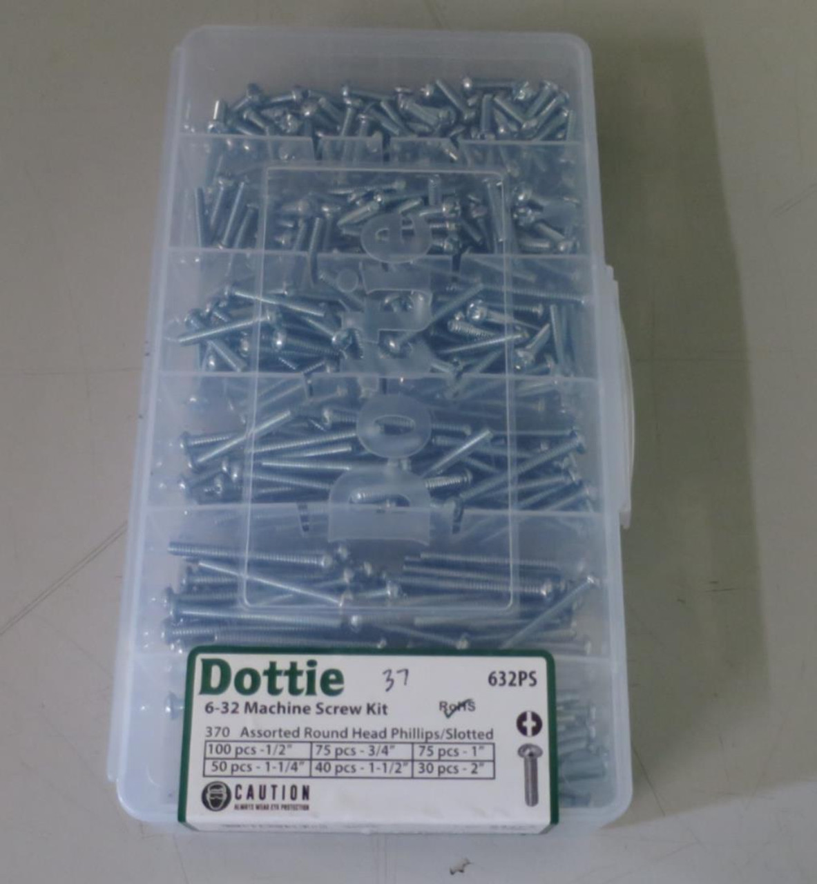 Dottie 632PS Machine Screw Kit Round Head Phillips / Slotted