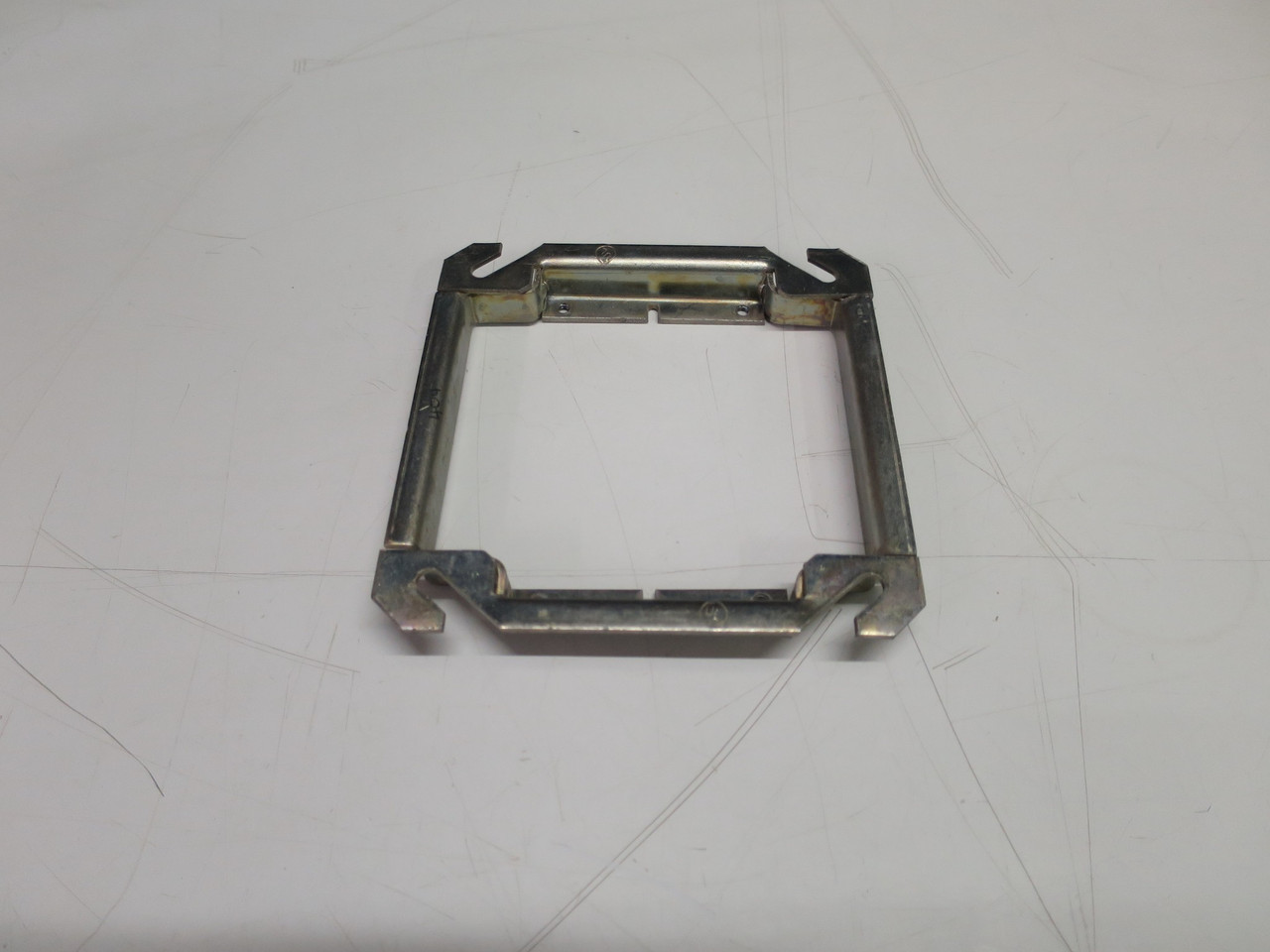 4 3/16" Sq x 1/2" Welded Steel 2 Gang Mud Ring Raco 5.0 cu. in.