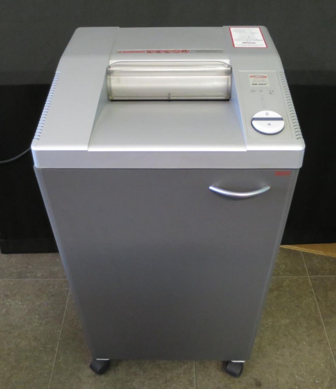 SEM Model 244/4 High Security Paper Cross-Shredder w / Auto Oiler