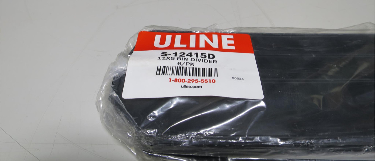 Uline S-12415D Length Dividers for 11x5" Stackable Bins 6 pk