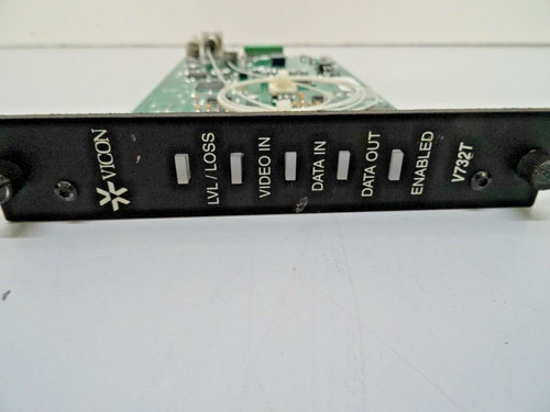 VICON V732T-R Fiber Optic Rack-mount receiver card for V732 Series Transmission