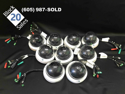 Lot of 9 i3 International Ax52D 2mp VF Lens 3-9mm Vandal Dome Network Cameras