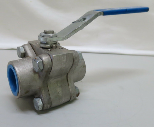 NEW MCCANNA MARPAC  E325 STEEL 316 BALL VALVE