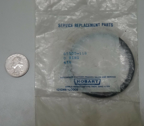 Hobart O-Ring- Part Number- 67500-118