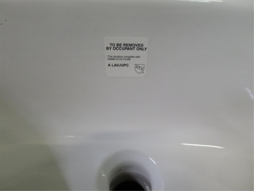 Mansfield White Drop In Sink No. 251 19"x16"