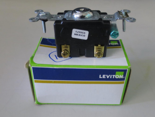 Leviton 1221-2KL Single Pole Key Lock Switch 20 Amp 120/277V
