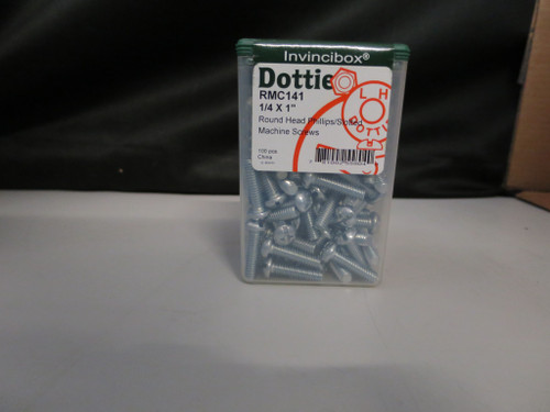 Dottie 1/4x1 ROUNDHEAD MACHINE SCREWS 100pc