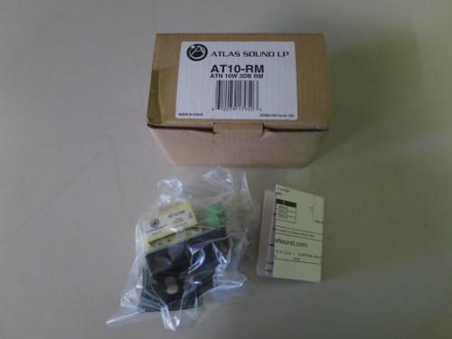 Atlas Sound Rack Mount Attenuator AT10-RM