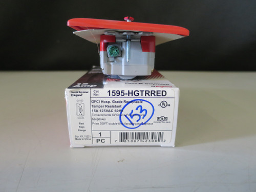 GFCI Hosp. GRADE RECEPTACLE MODEL 1595HGTRRED