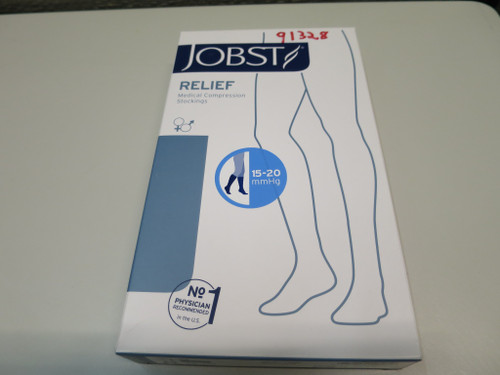 Compression Stockings LG Knee CT Beige 15-20 mmHg Jobst 114808