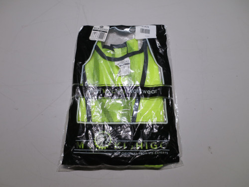 #2 ML Kishigo PL-V18 Hi Vis Lime Yellow Refelctive Mesh Safety Vest One Size