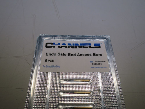 Lot of 3 Channels 2020372 Endo Safe-End Access Burs 5pk