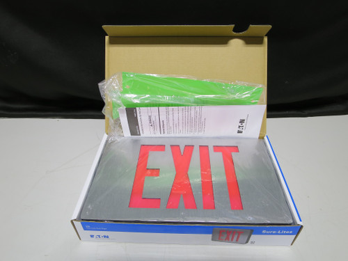 Eaton Sure-Lites CX61 Single-sided, Red or Green, AC Only Exit Sign