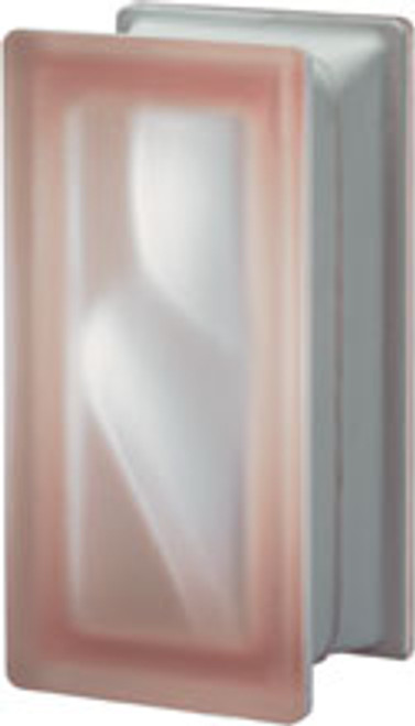 Pegasus Pink R09 Satin Glass Block