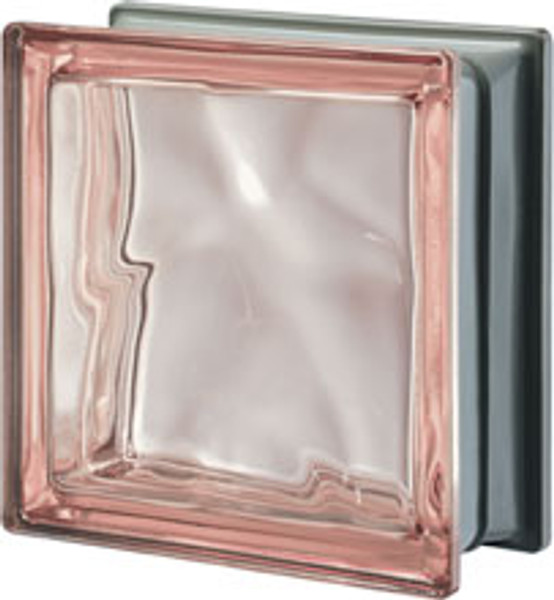 Pegasus Metalized Pink Glass Block