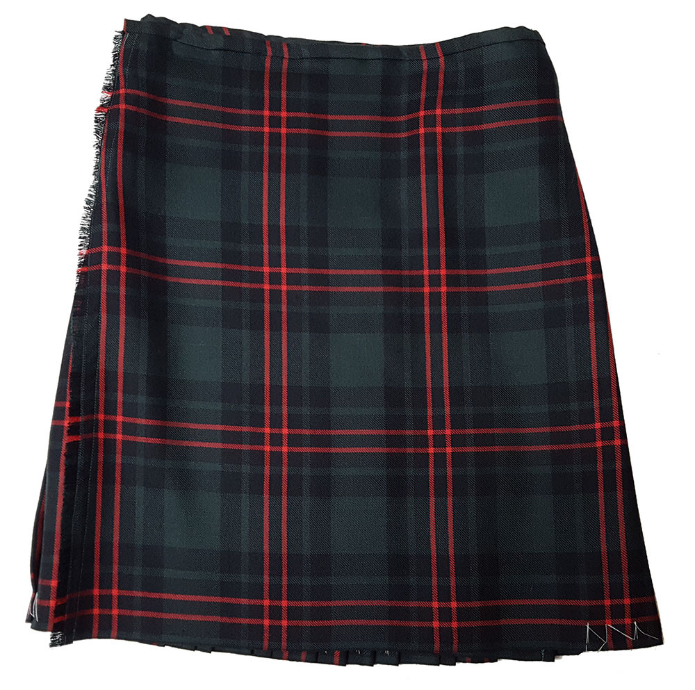 Fife District Medium Weight Premium Wool Casual Kilt – 32W 39H 22L