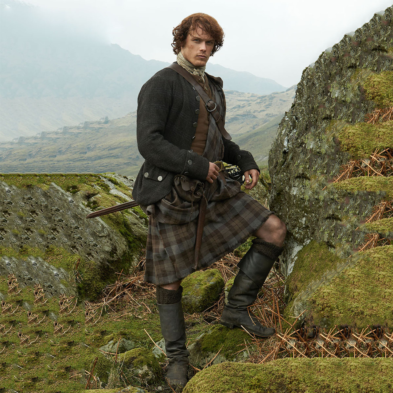 Outlander Tartan Great Kilt1