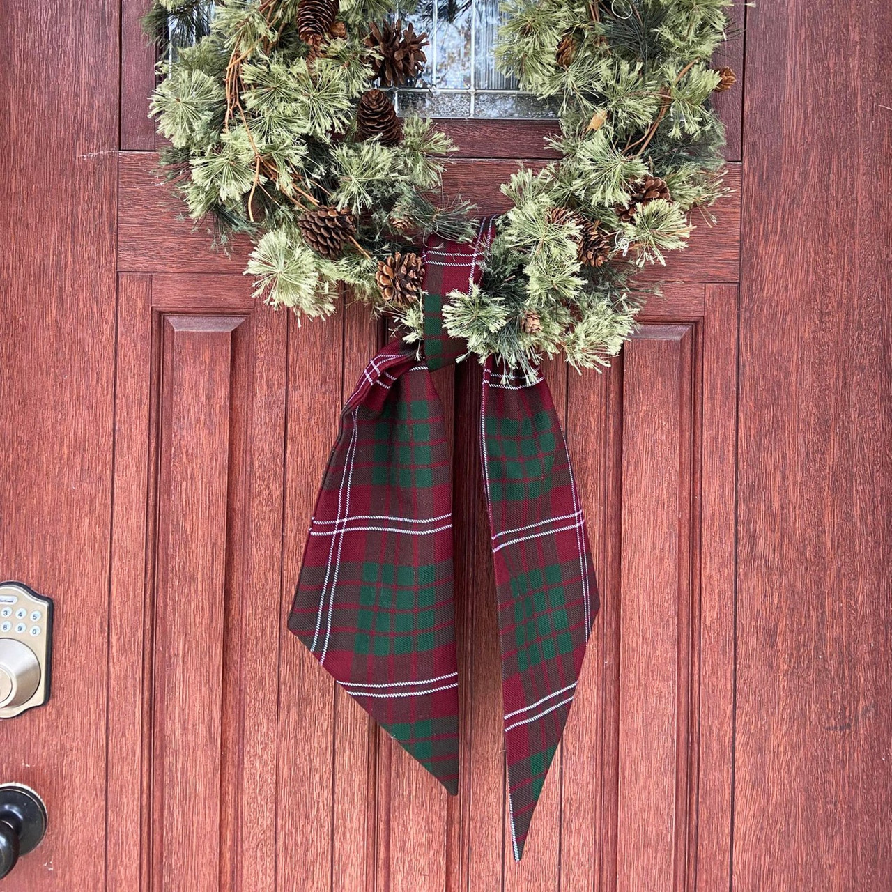 Tartan Wreath Sash – Homespun Wool Blend in 100+ Tartans