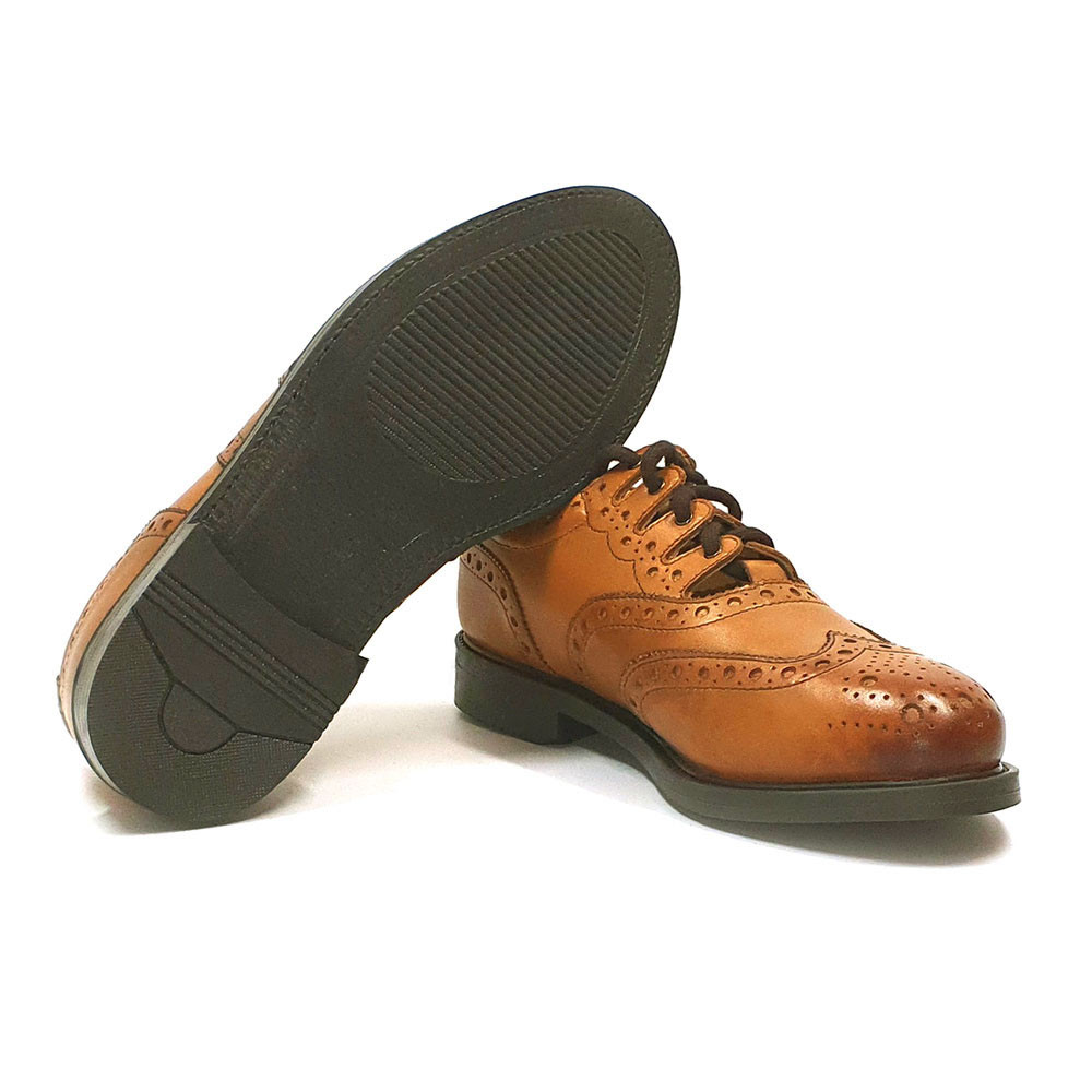 Brown Ghillie Brogues – Traditional Scottish Kilt Shoes