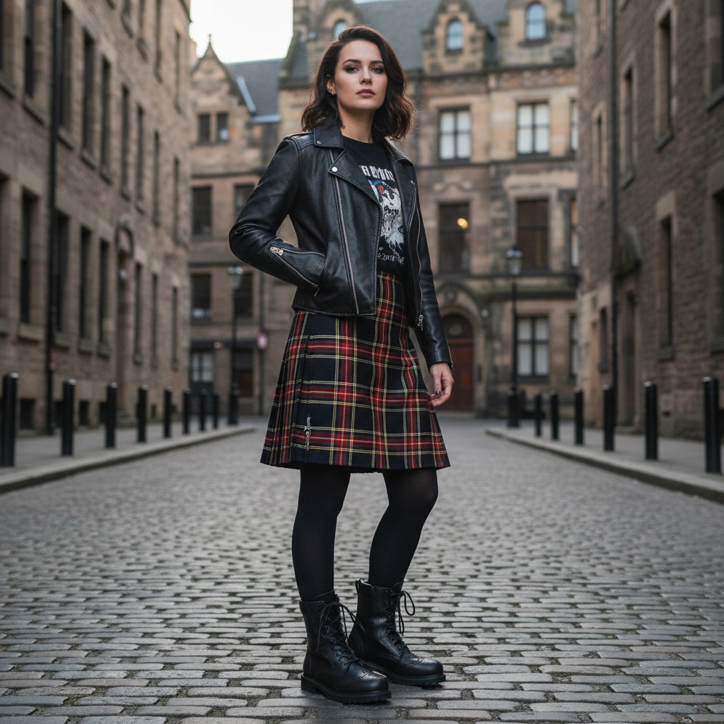 Ghillie Boots – Full Grain Leather Highland Kilt Boots
