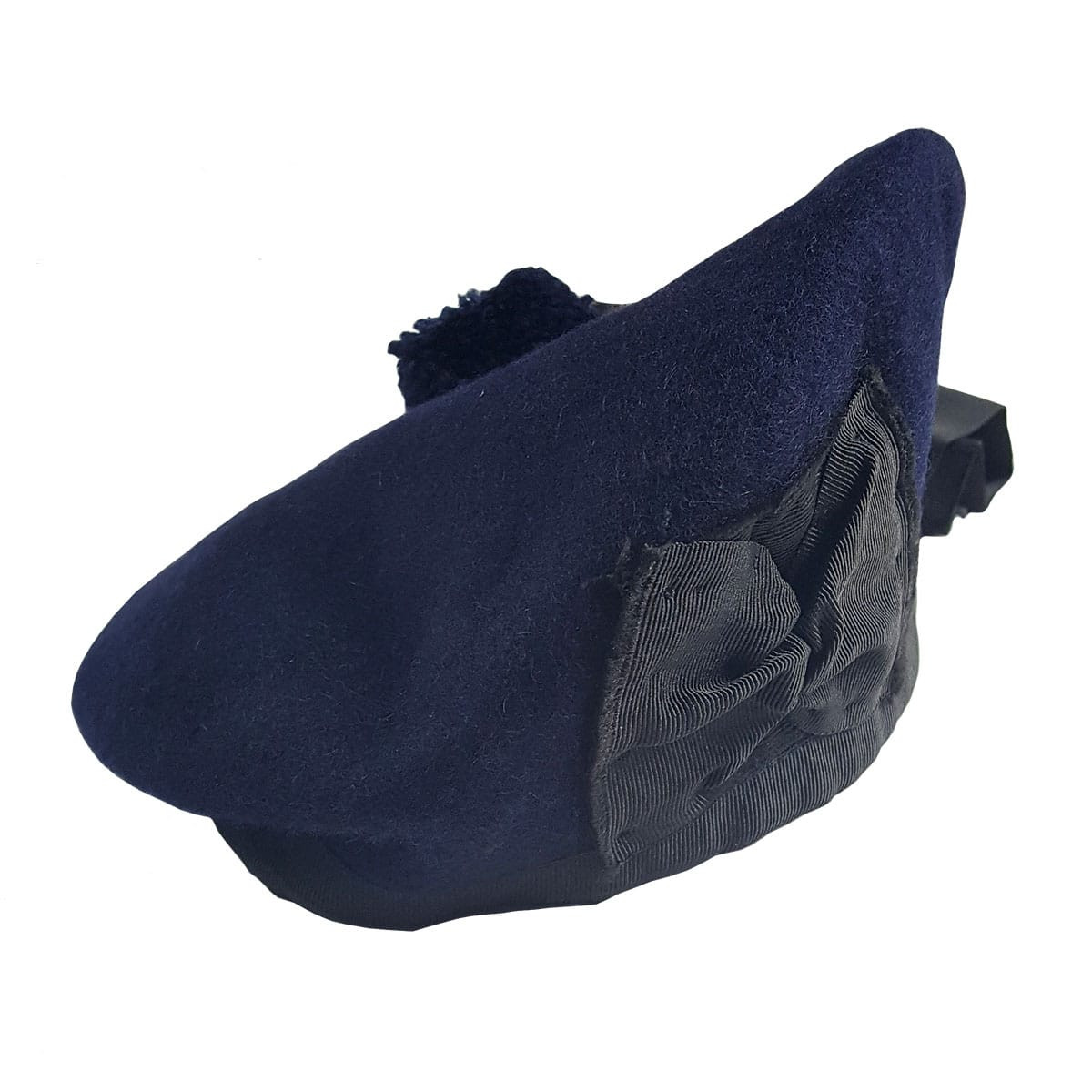 Cappello Glengarry Scozzese Con Piuma Blu Reale - Taglia 6 Pollici - Hackle E Balmoral Per Highland - Nuovo Con Etichetta - Foto 6