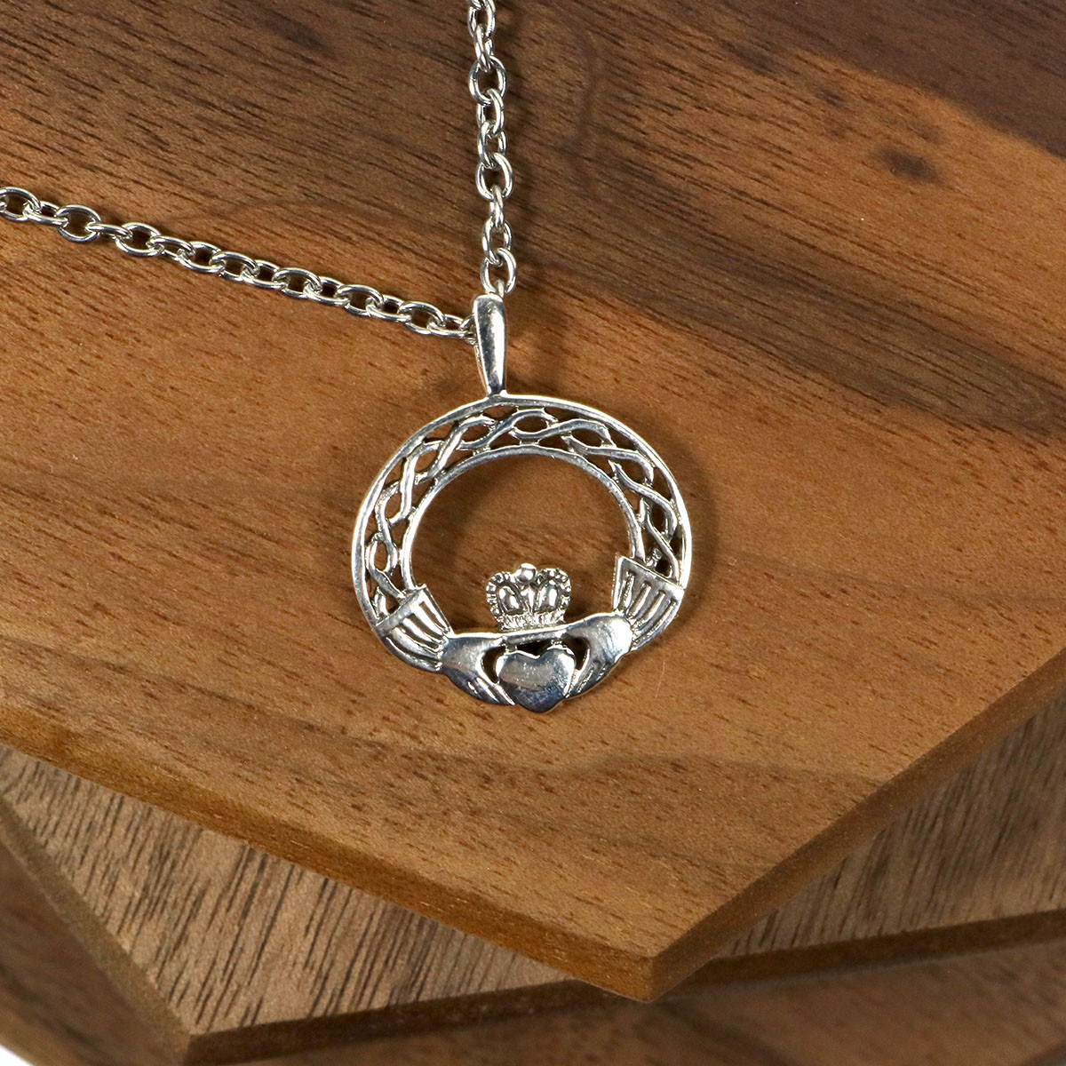 Sterling Silver Claddagh Charm – Irish Symbol Of Love, Friendship & Loyalty