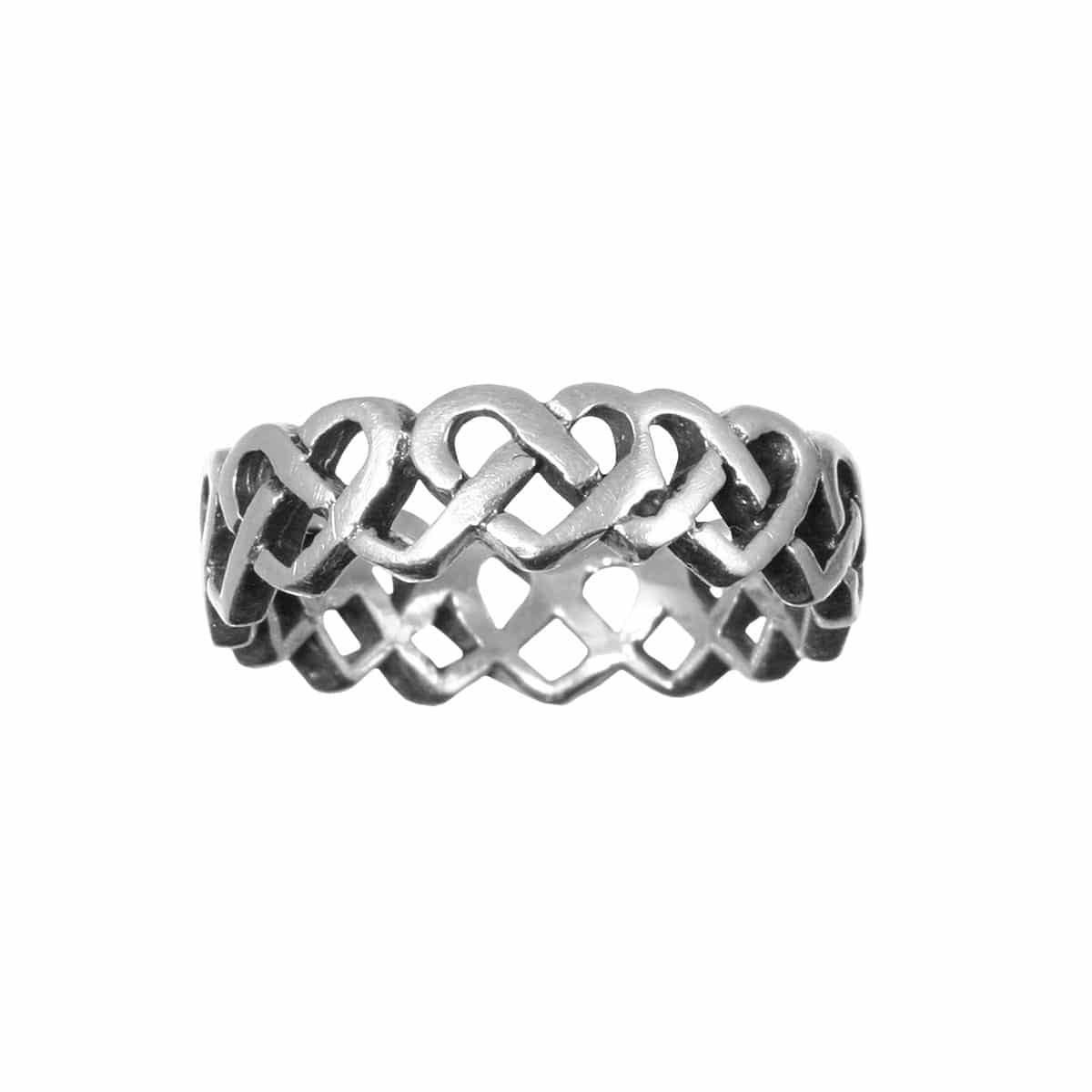 illWallLeather Tribal Heart Ring