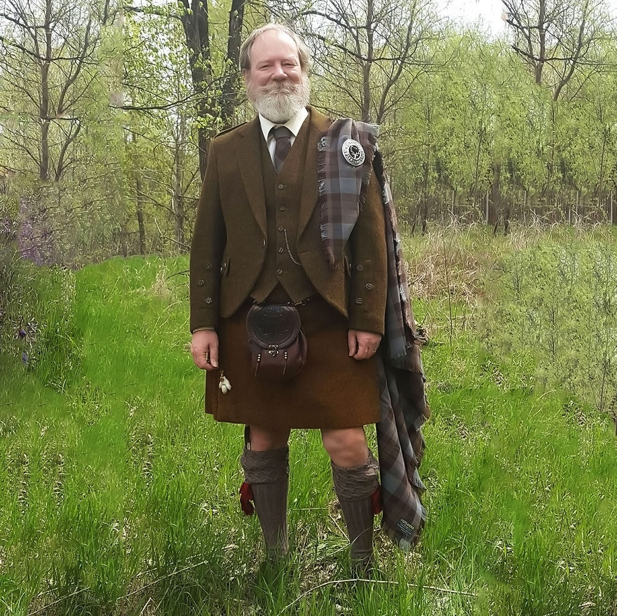 Baemar Tweed Jacket and Vest Set