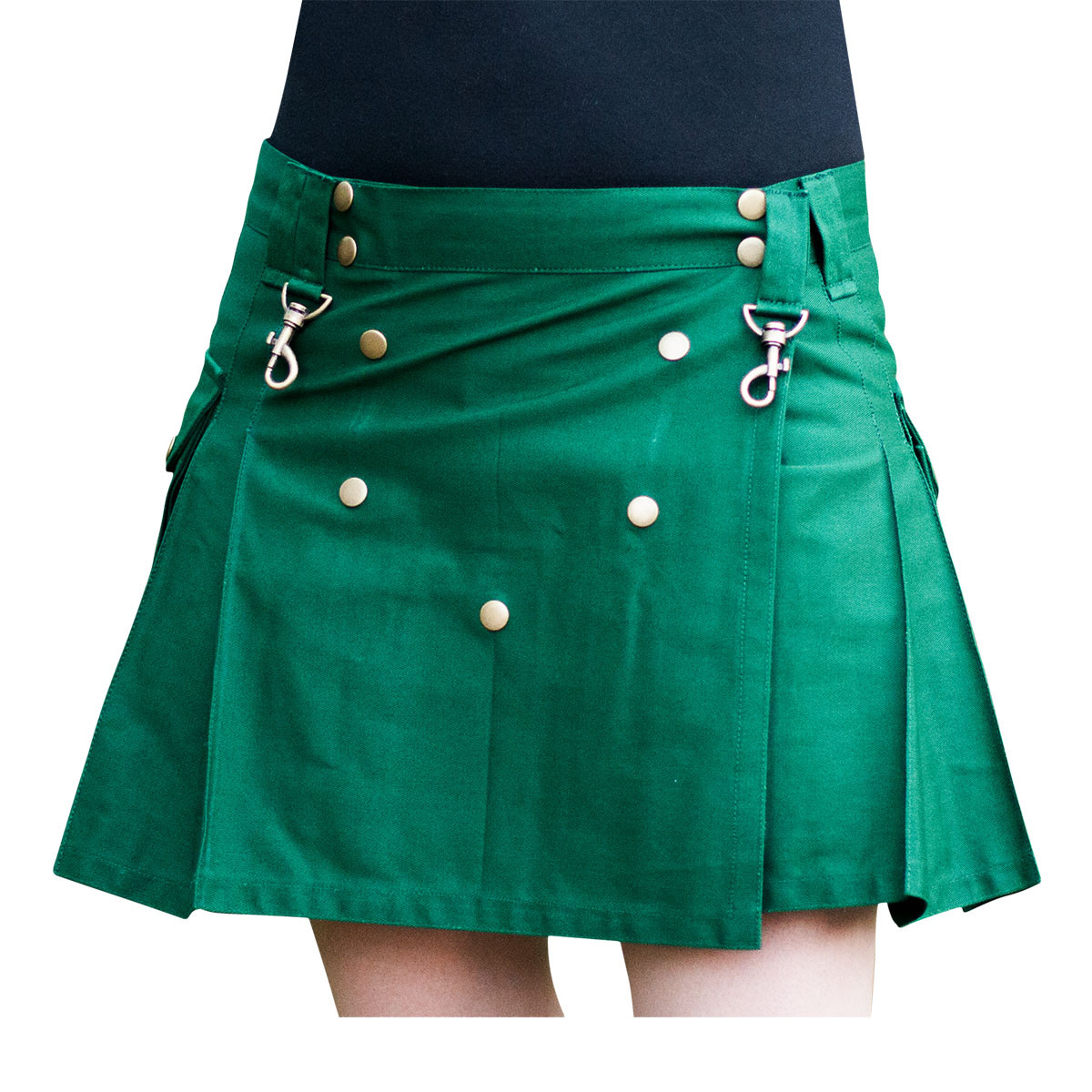 Ladies Wilderness Mini Kilt – Cotton Canvas Utility Kilt for Women