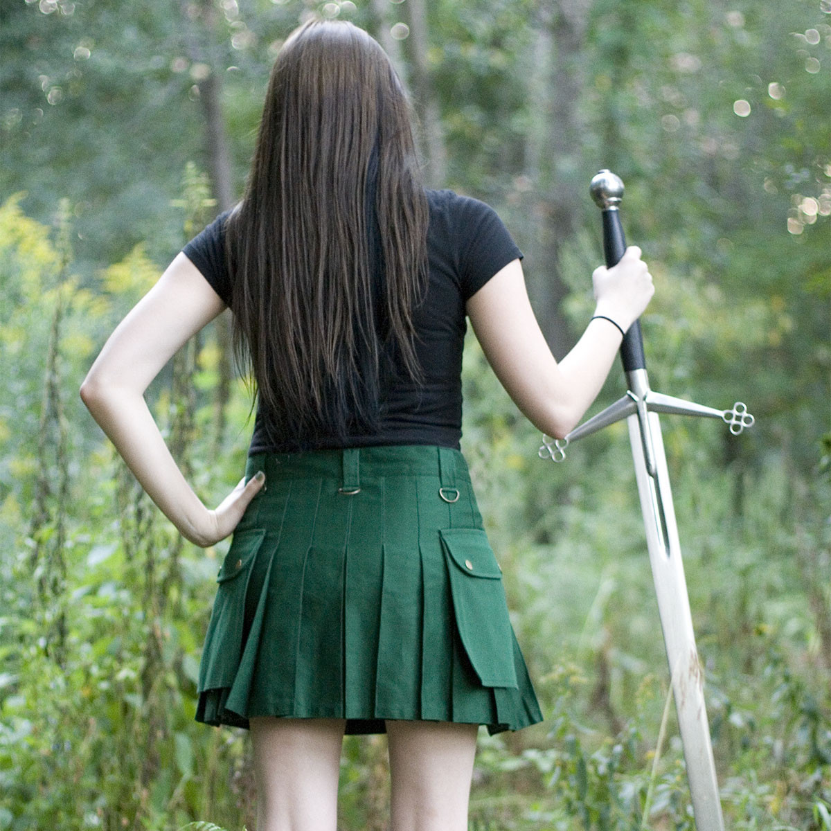 Ladies Wilderness Mini Kilt – Cotton Canvas Utility Kilt for Women