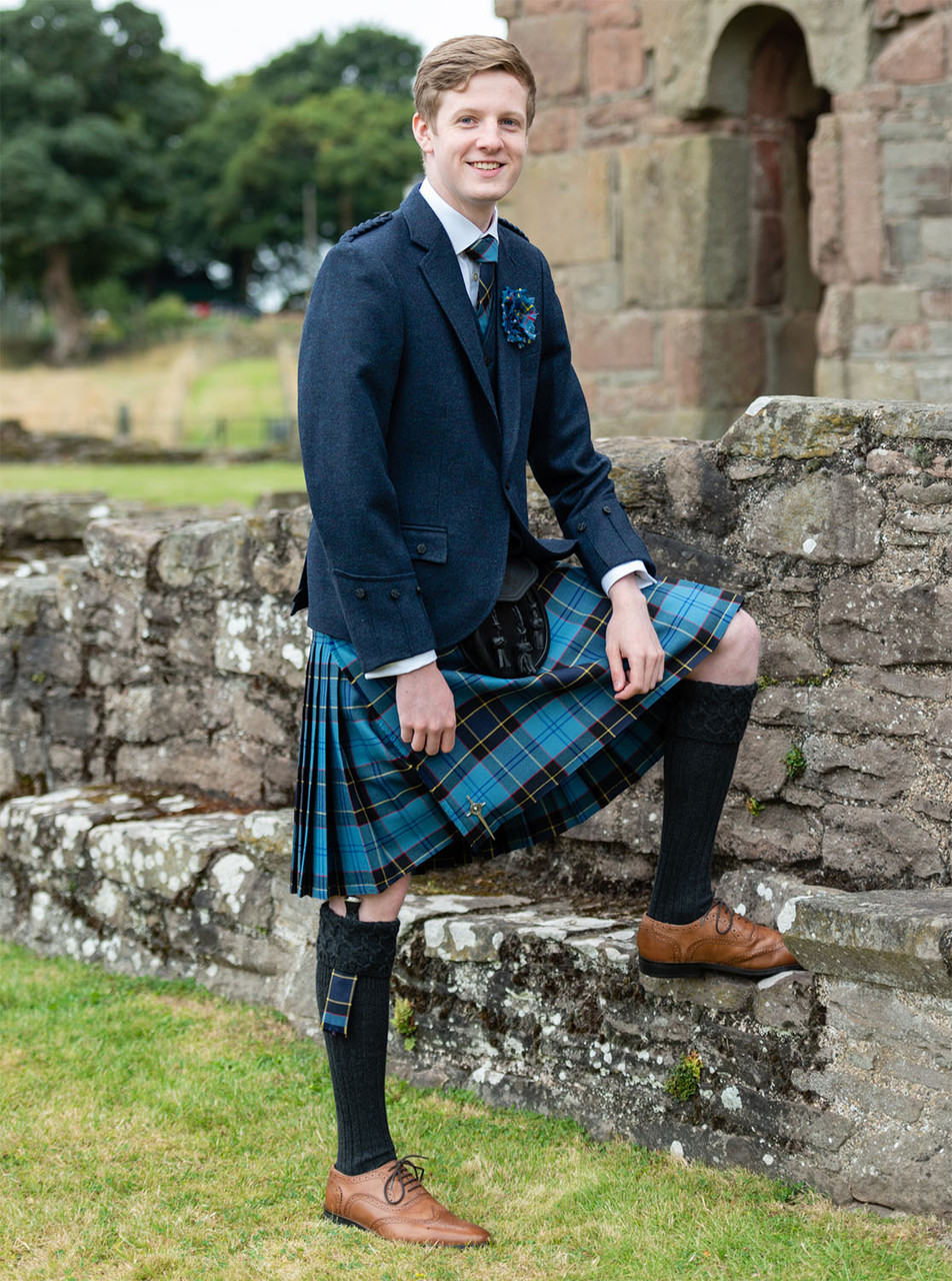 US Air Force 9-Yard Premium Wool Kilt – Formal Scottish Kilt - Technical View