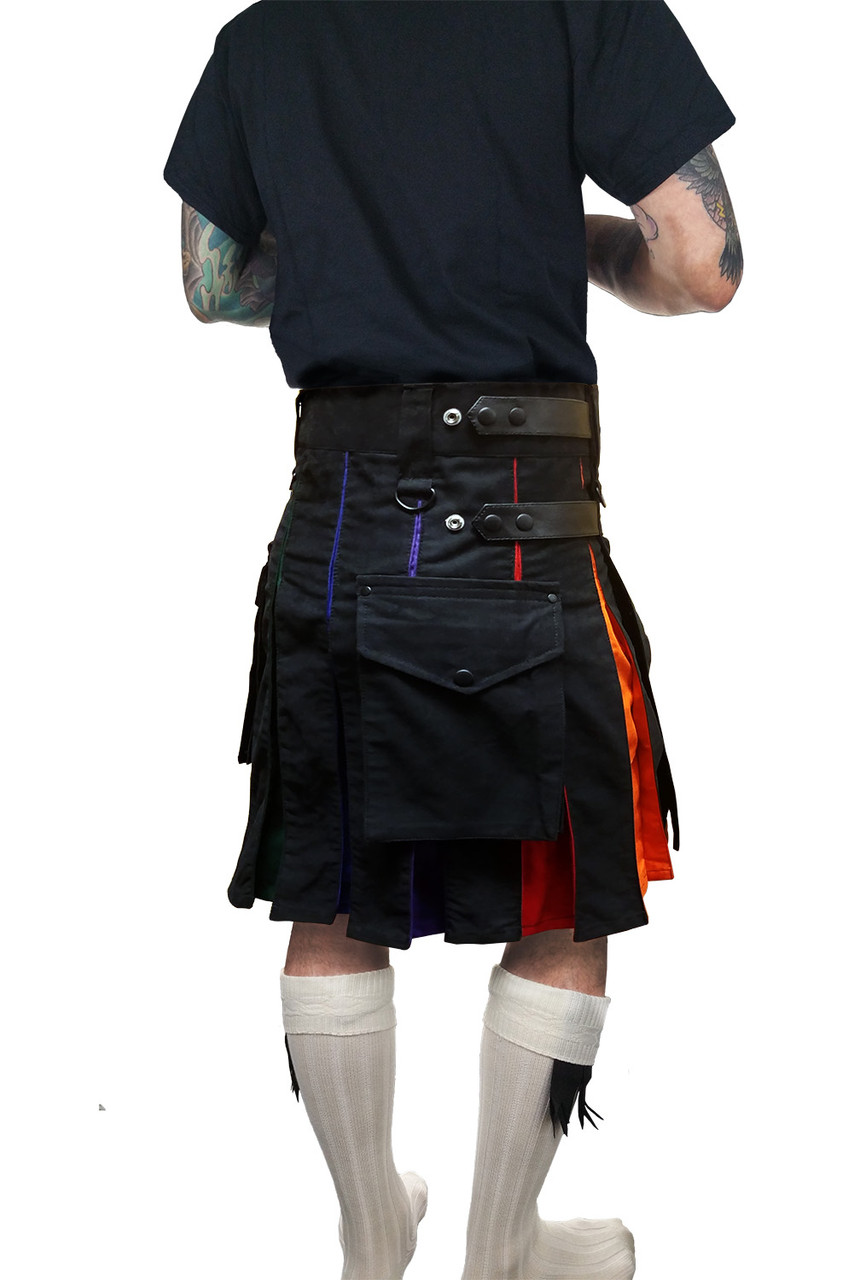 Kilt Utilitaire Hybride Avec Sangles En Cuir-Liberty Kilts