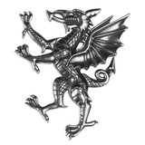 Welsh Dragon Rampant Kilt Pin/Brooch