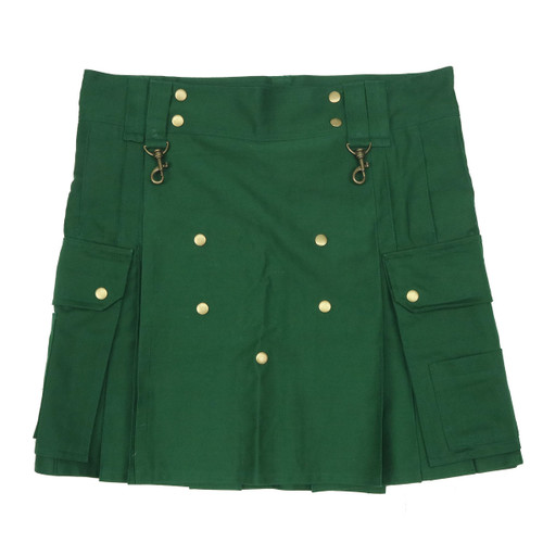 Green Wilderness Kilt Front