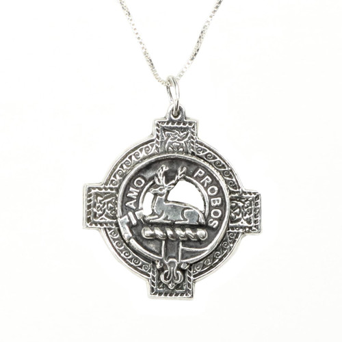 Clan Crest Cross Necklace - Blair