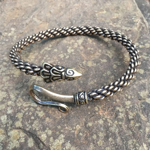 Raven Braided Arm Ring