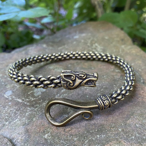 Celtic Wolf Arm Ring