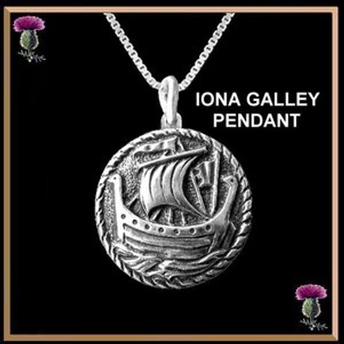 Celtic Iona Galley Pendant