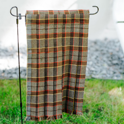 Outlander Tartan Garden Flag - Homespun Wool Blend