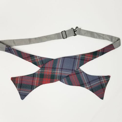 Louth Irish County Traditional Self Tie Tartan Bow Tie, Spring Weight