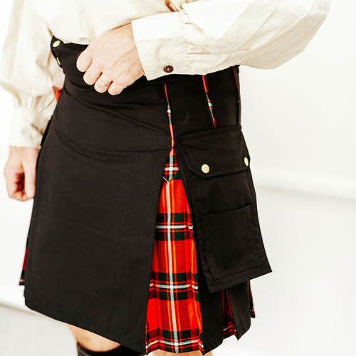 Hybrid Canvas and Homespun Tartan Utility Kilt + Super-Duper Kilt