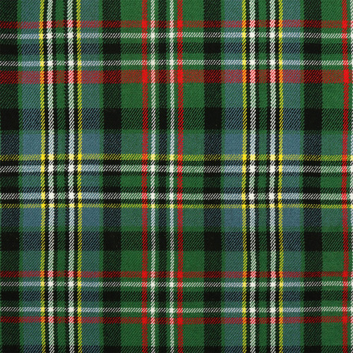 Tartan: Scott Green Ancient – light greens, blues, brown, and gold