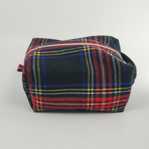 Tartan box bag