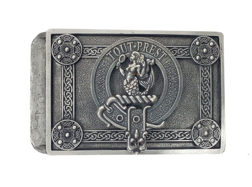 Murray Clan Crest Kilt Belt Buckle