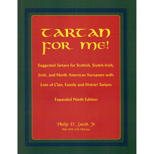 Softcover Tartan For Me (9th Edition) book, your guide to discovering ancestral tartans front