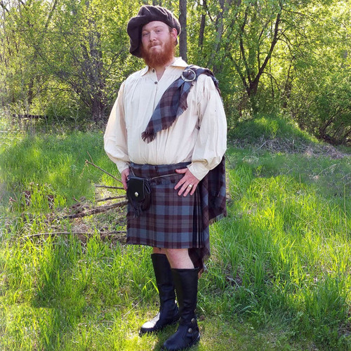 outlander wool tartan phillabeg