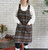 Outlander Tartan Cross Back Apron - Homespun Wool Blend