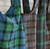 outlander wool blend tartan apron