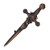 Stag's Head Bronze Kilt Pin