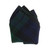 Tartan Pocket Square - Green & Black